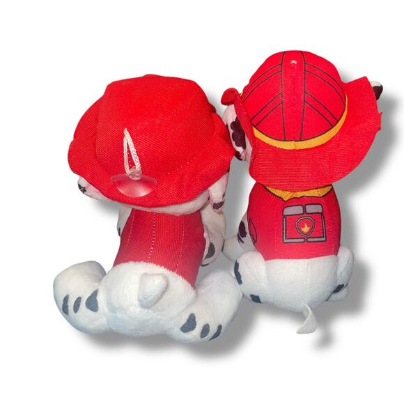 Nickelodeon Paw Patrol Plush Marshall Stuffed Animal Dog Nursery 7" Red Lot of 2 - Picture 12 of 14